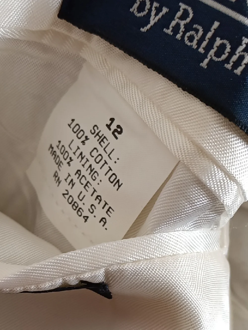 Vintage Boy's Polo Ralph Lauren Cotton Seersucker Blazer / Sport Coat Size 12